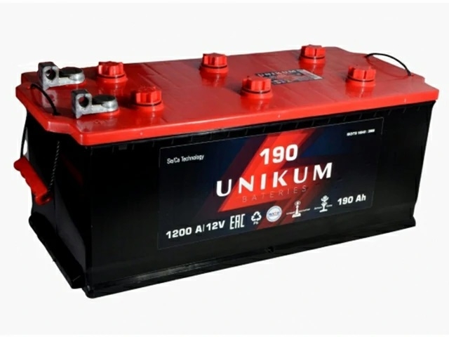 Аккумуляторная батарея UNIKUM UM19041 190 ПП БОЛТ